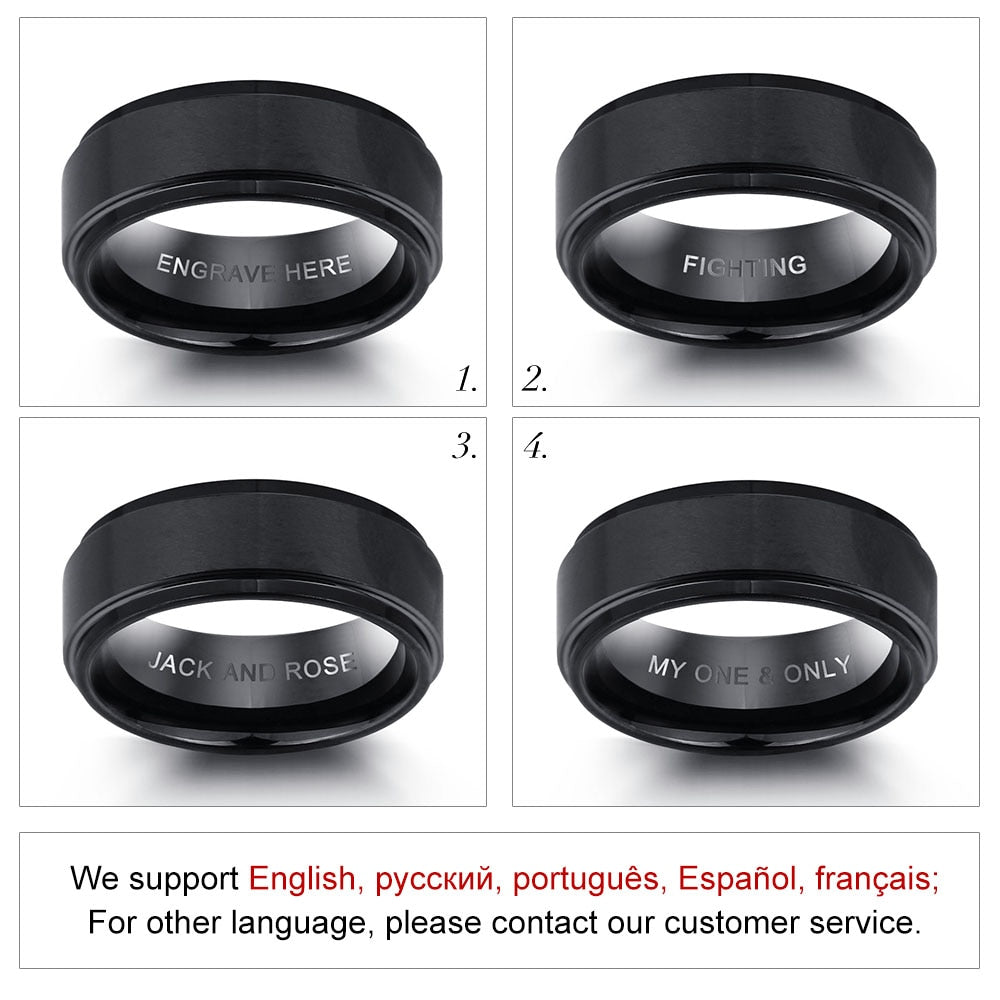 Personalized Engraved Rings