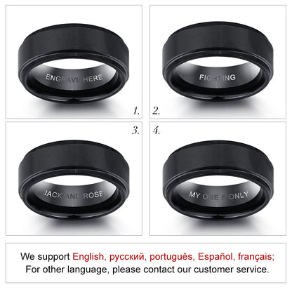 Personalized Engraved Rings