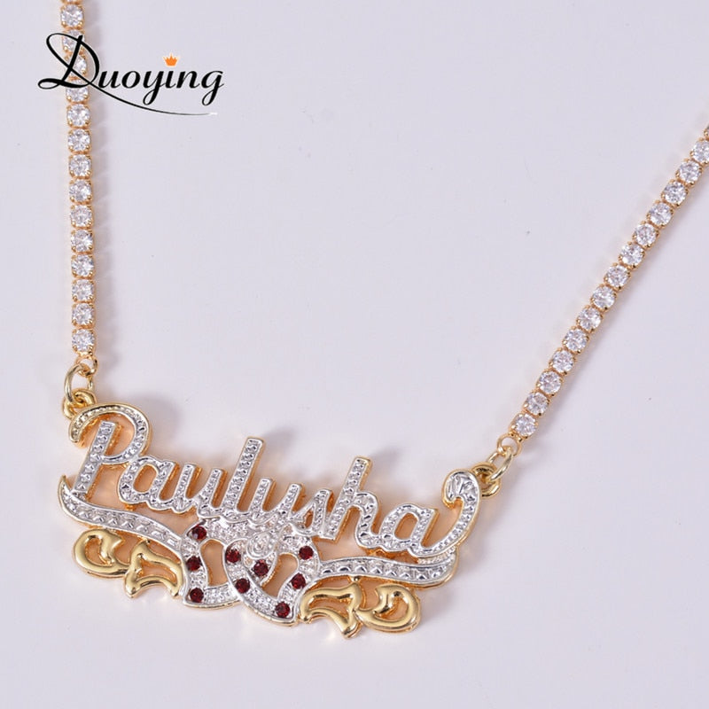 Personalized Choker Gold Plated Necklaces