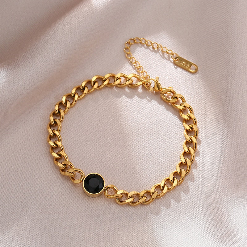 Golden Pendant Bracelet